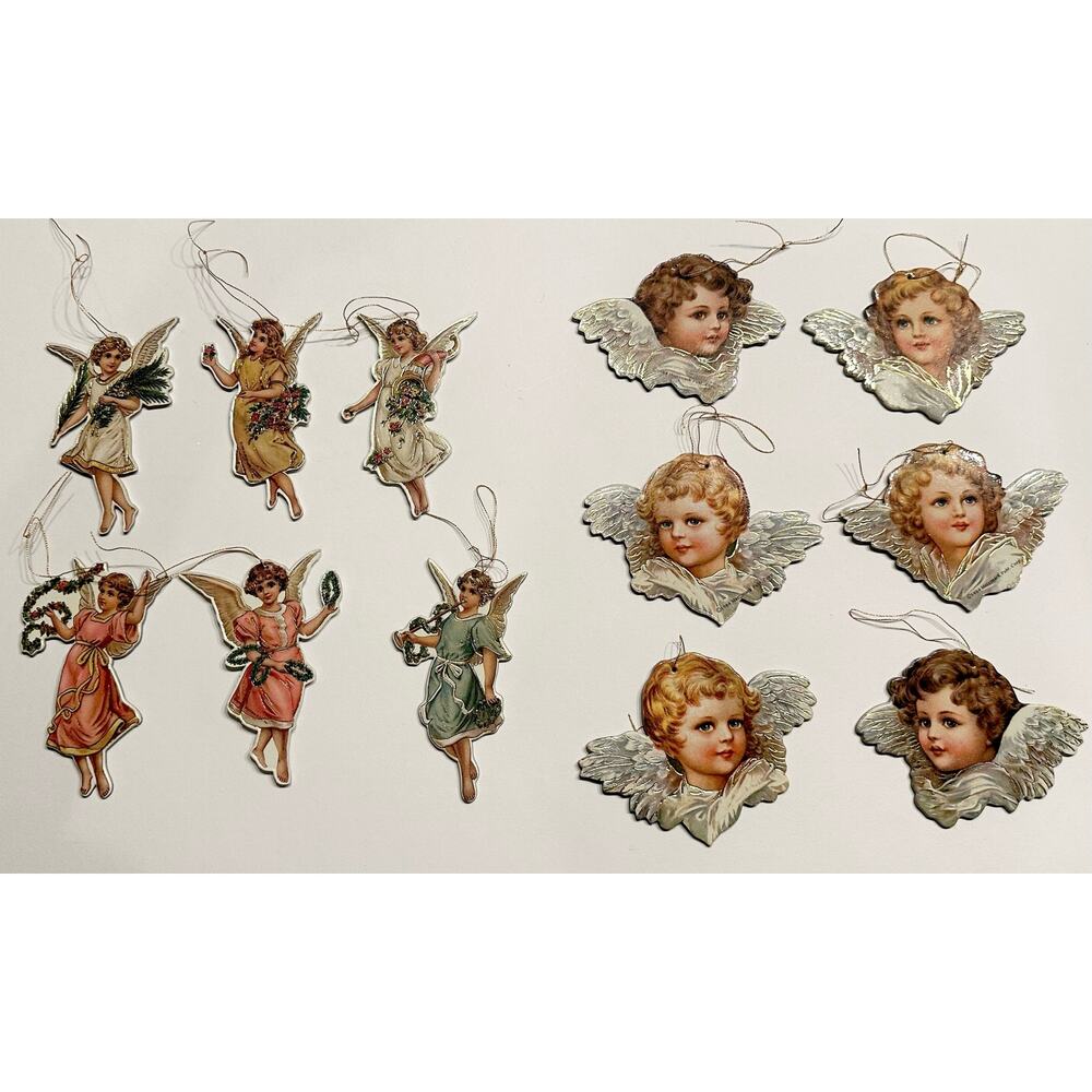 Ornaments 1984 Merrimack Publ. Corp. Cherubs & 1986 B. Shackman & Co. Angels
